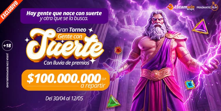 Torneo Exclusivo Gente con Suerte por Pragmatic